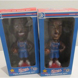 Sacramento Kings 2005 Bobbleheads Chris Webber Brad Miller Barnes w/ Sta…
